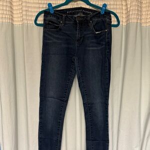 Sz 26 Articles Of Society Low Rise Women's Dark Blue Skinny Jeans